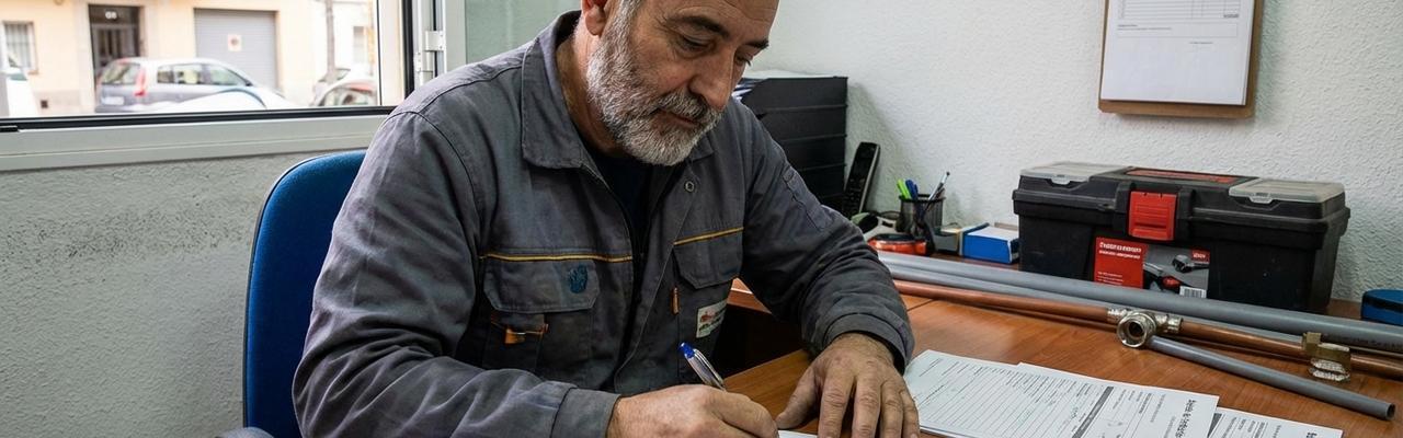 Emisión de boletines de fontanería en Barakaldo