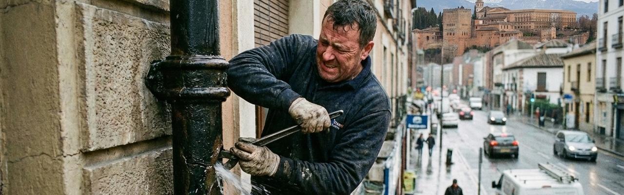 Reparación urgente de bajantes en Barakaldo